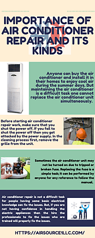 Importance of air conditioner repair and its kinds