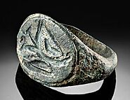 Roman Bronze Eagle Ring