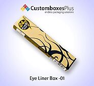 Get eye catching Eyeliner Boxes at customboxesplus