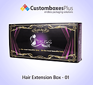 Flat 30% off on Hair extension Boxes | CustomBoxesPlus