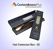 Eye catching Hair extension Boxes at customboxesplus