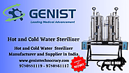 Hot and Cold Water Sterilizer Manufacturer and Supplier in India