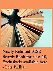Newly Released ICSE Boards Book for class 10, Exclusively available here - Lets Padhai