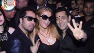 See Pics : Salman Khan Presents Paris Hilton A Giant Diamond Necklace!