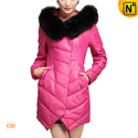 Women Winter Down Coat with Fox Fur Collar CW630311