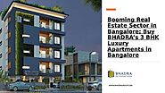 Booming Real Estate Sector in Bangalore; Buy BHADRA’s 3 BHK Luxury Apartments in Bangalore