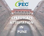 Certificate Attestation in Pune