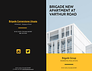 Brigade New Property Cornerstone Utopia Whitefield - by Brigade Premium Apartment Whitefield [Infographic]