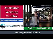 Affordable Wedding Car Hire