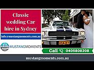 Classic Wedding Car Hire in Sydney