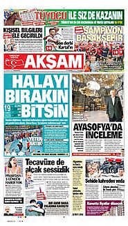 Akşam Gazetesi Manşeti - Gazeteapp