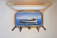 TROMPE L’OEIL YACHT COMMISSION- BY INTERNATIONAL MURAL ARTIST RICHARD BAGGULEY