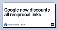 Google Now Discounts All Reciprocal Links - eGoodMedia