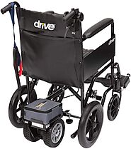 Drive Devilbiss Lightweight Wheelchair Powerstroll - Dual Wheel Power Pack with Removable Battery Pack and Trigger: A...