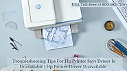 Hp Printer Driver Unavailable Fix Instantly 1-8009837116 Hp Printer Driver Download