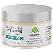 Nourish Eye Creme with Vitamin E, Hydroponic Acid and CBD |300mg CBD | 2oz Jar