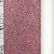 FINE Glitter Fabric Metre Rolls; Metallic Salmon Pink