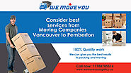 Moving Companies Vancouver to Pemberton