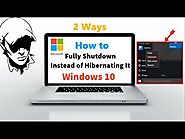 How to Fix Windows 10 System Shuts Down Instead Of Hibernating or Going to Sleep - GeeksDaily