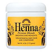 Rainbow Research Henna 100% Botanical Hair Color And Conditioner - Persian Blonde - 4 Oz