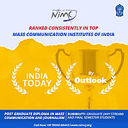 NIMCJ Ranked in Top Mass Communication College of India