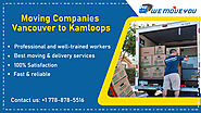 Moving Companies Vancouver to Kamloops