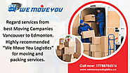 Moving Companies Vancouver to Edmonton