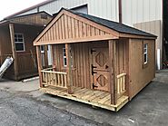 Outdoor Wooden Cabin Playhouse for Kids, Variety of Designs Available