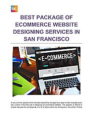 Best package of ecommerce website designing services in san francisco