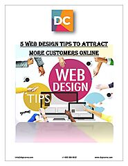 5 web design tips to attract more customers online