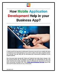 How mobile application development help in your business app