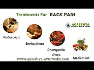 ayurvedic treatment for spine problems | ayurvedic treatment for back pain - Agasthya Ayurvedic Medical Centre