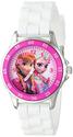 Disney Kids' FZN3550 "Frozen Anna and Elsa" Watch with Pink Rubber Band