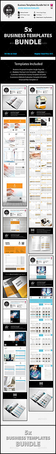 Business Templates Bundle VOL.14 | GraphicRiver