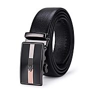 Men's Casual Automatic Buckle Genuine Leather Belt (11)