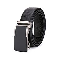 Men's Casual Automatic Buckle Genuine Leather Belt (B5)