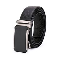 Men's Casual Automatic Buckle Genuine Leather Belt (B4)
