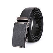 Men's Casual Automatic Buckle Genuine Leather Belt (B2)