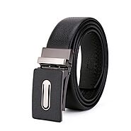 Men's Casual Automatic Buckle Genuine Leather Belt (B11)