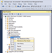 Creating Maintenance Plans in SQL Server – {coding}Sight