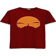 Travel Silhouette Graphic T-Shirt for Men