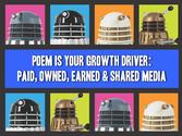 Live by the POEM: Paid, Owned, Earned & Shared Media is your Growth driver