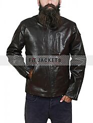 Eddie Brock Venom Tom Hardy Distressed Leather Jacket - Fit Jackets