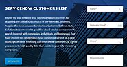 ServiceNow clients list
