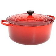 Le Creuset Signature Enameled Cast-Iron 5-1/2-Quart Round French (Dutch) Oven - Kitchen Things