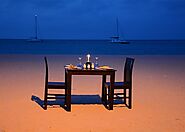 Enjoy a romantic dinner by the beach