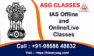 IAS Offline and Online/Live Classes – ASG Classes