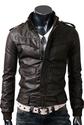 Designer Black Slimfit Leather Jacket - UK Leather Factory