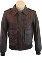 Classic Brown Leather Bomber Jacket SALE>UK LEATHER FACTORY