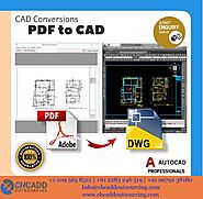 PDF to CAD Conversion Services | JPG to CAD – Paper to CAD